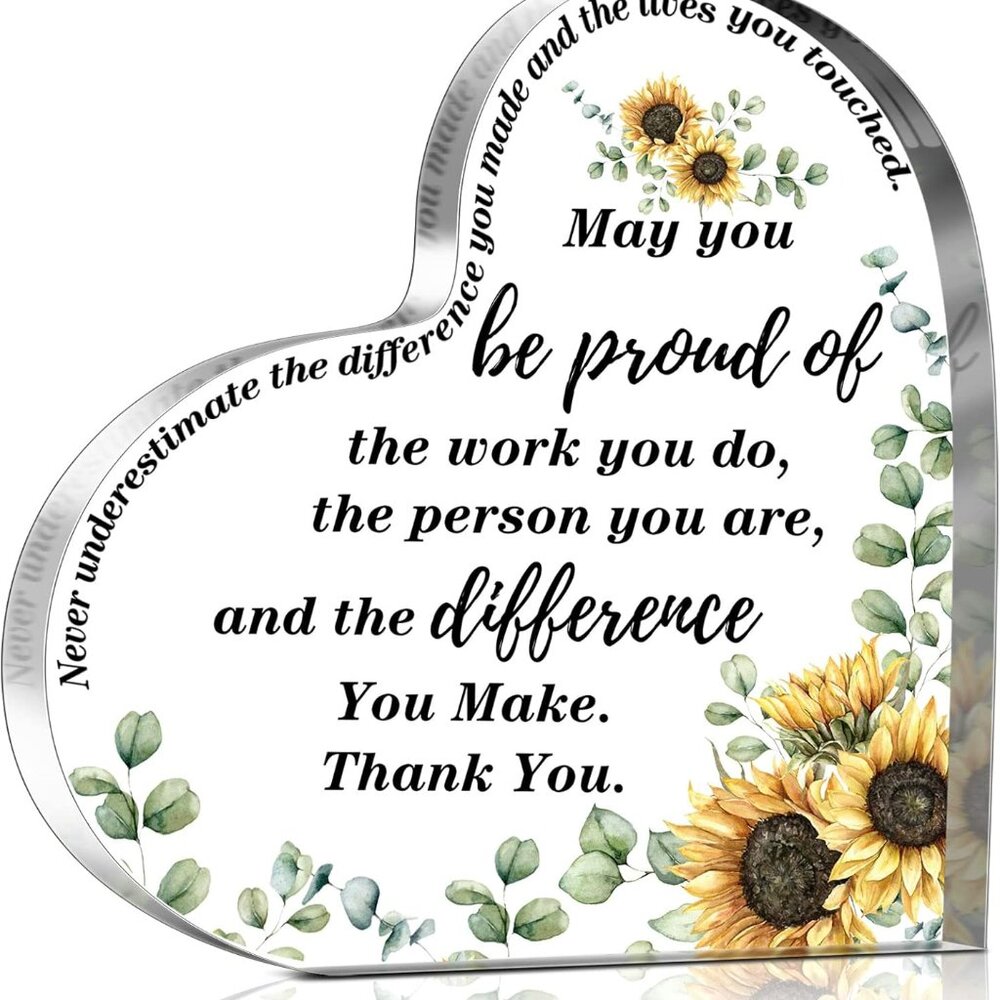 Thank You Gifts For Women Christmas Desk Decor Gifts For Teacher Coworker Doctor